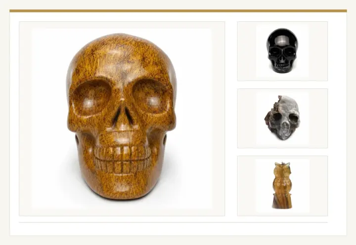 Skulls & Carvings from SHZX Crystal