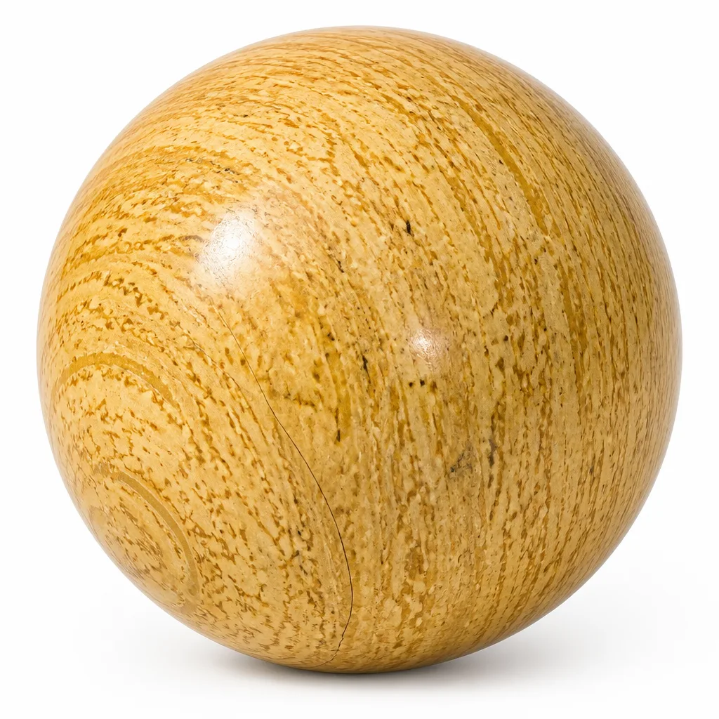 Premium Handcrafted Yellow Jade Sphere – Chakra Healing & Energy Protection for Meditation, Yoga, Home & Wellness Spaces