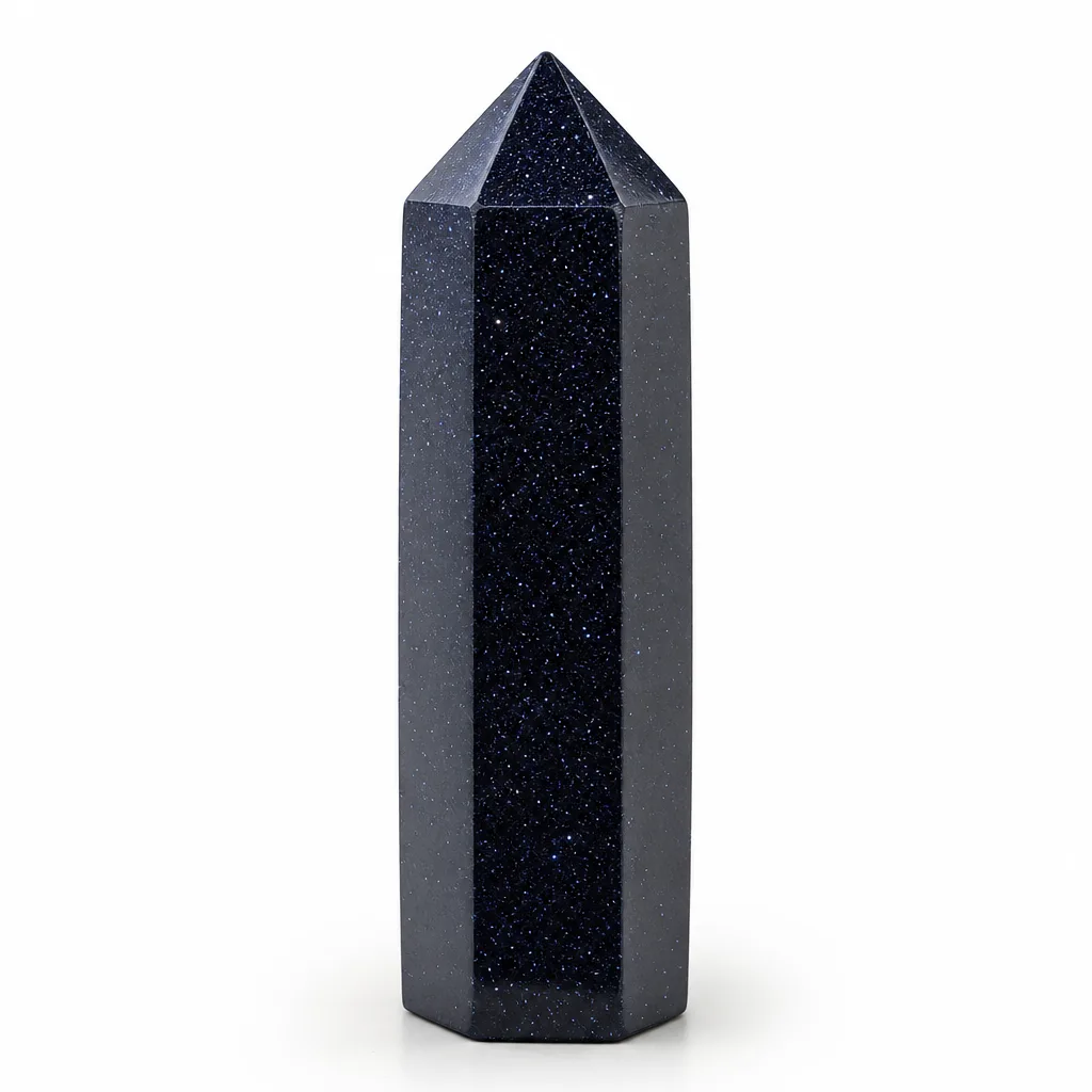 Crystal Tower Artificial Blue Sandstone Chakra Energy Healing for Meditation, Office & Altar Decor Collection image 1 Crystal Tower Artificial Blue Sandstone Chakra Energy Healing for Meditation, Office & Altar Decor Collection