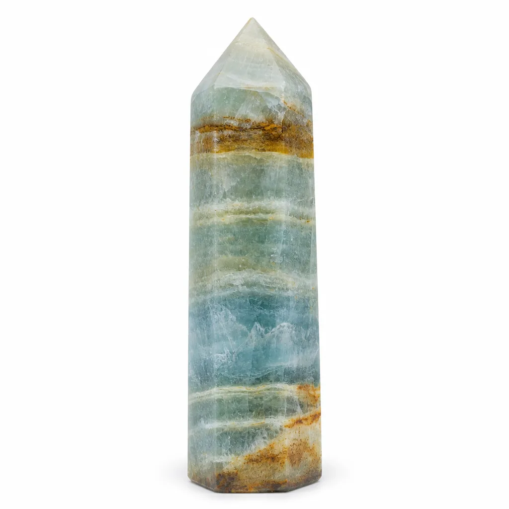 Crystal Pillar C Green Label Chakra Energy & Protection Decor for Meditation & Altar | Lanlizhi Premium Collection