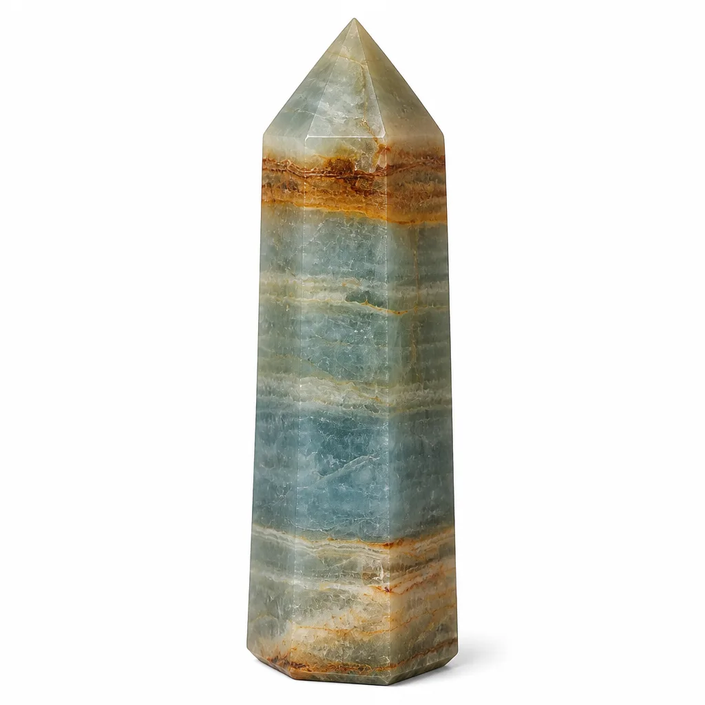 Crystal Pillar C Green Label Chakra Energy & Protection Decor for Meditation & Altar | Lanlizhi Premium Collection