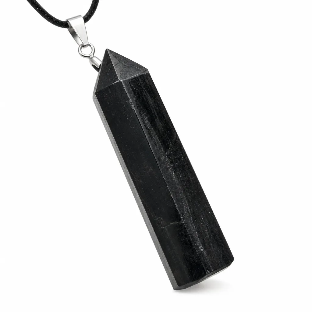 Black King Kong Obsidian Pillar – Chakra Healing Energy & Protection for Meditation, Yoga, Home & Altar Decor