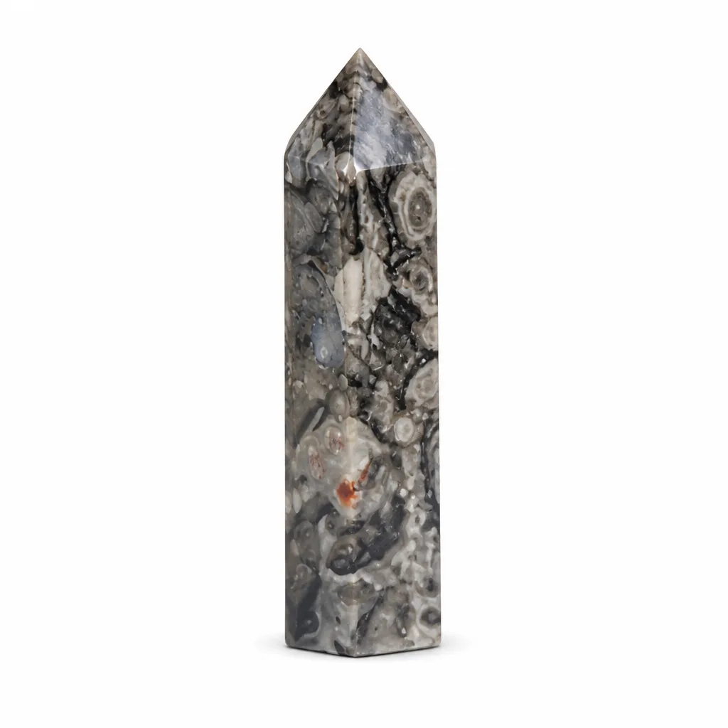 Premium Sponge Fossil Crystal Column – Chakra Healing Energy for Meditation & Home Decor image 1 Premium Sponge Fossil Crystal Column – Chakra Healing Energy for Meditation & Home Decor