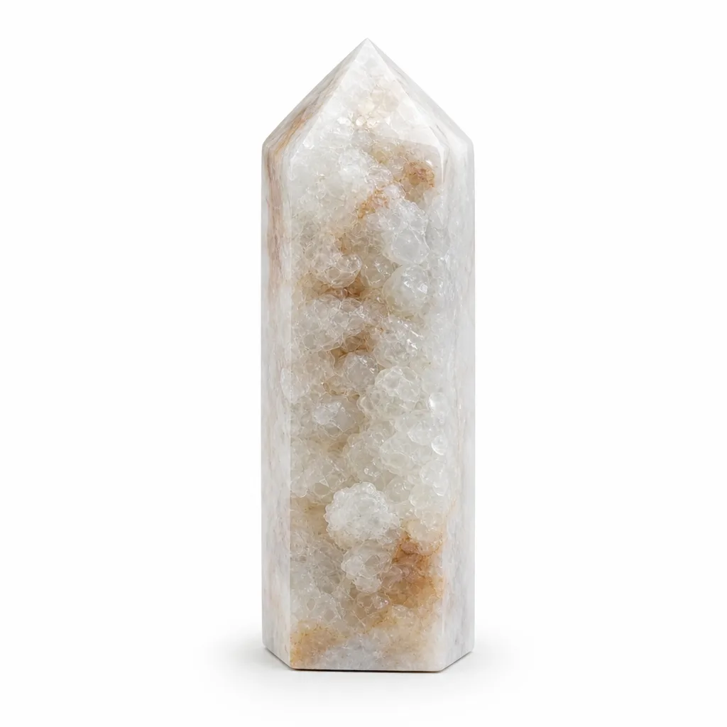 Zeolite Crystal Column Energy, Chakra & Protection Decor for Meditation, Yoga, Bedroom, Office, Living Room, Altar & Wellness Studio | Premium Metaphysical Collection