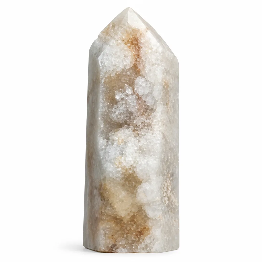 Zeolite Crystal Column Energy, Chakra & Protection Decor for Meditation, Yoga, Bedroom, Office, Living Room, Altar & Wellness Studio | Premium Metaphysical Collection