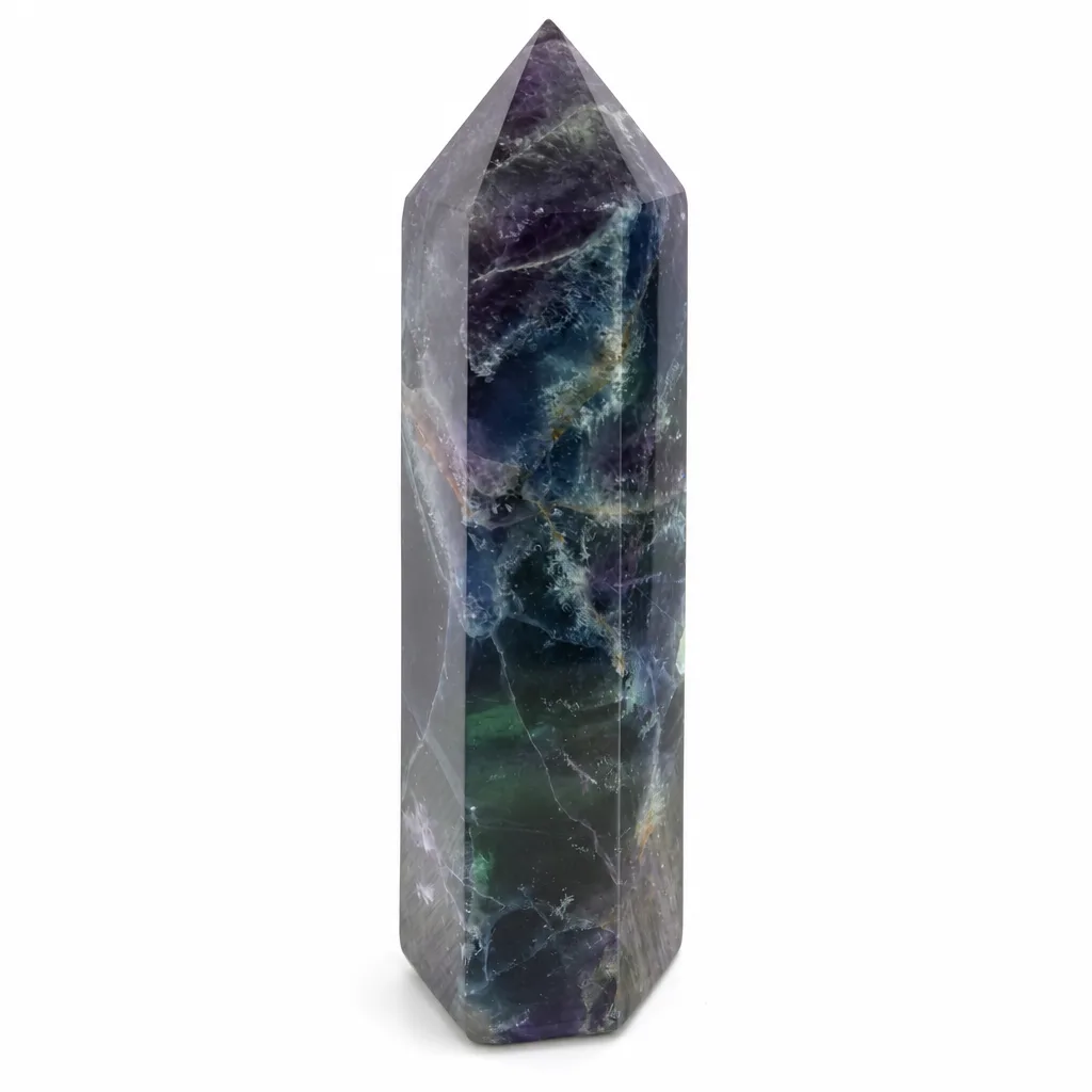 Fluorite Crystal Pillar for Meditation & Altar Decor | Premium Metaphysical Collection