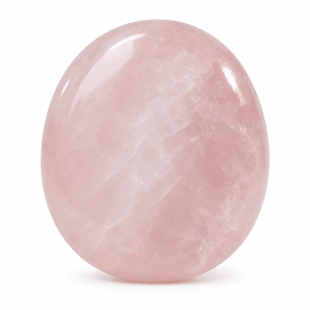 Rose Quartz Healing Crystal Handpiece, Chakra Energy Protection for Meditation, Yoga, Bedroom & Office | Premium Metaphysical Collection image 1 Rose Quartz Healing Crystal Handpiece, Chakra Energy Protection for Meditation, Yoga, Bedroom & Office | Premium Metaphysical Collection