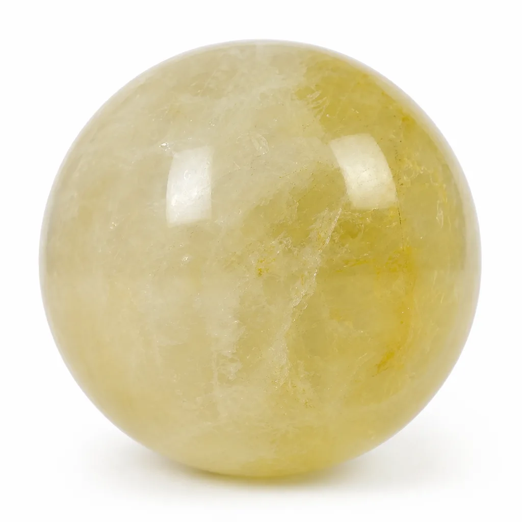Premium Citrine Bead Necklace – Handcrafted Chakra Healing Energy for Meditation & Home Decor