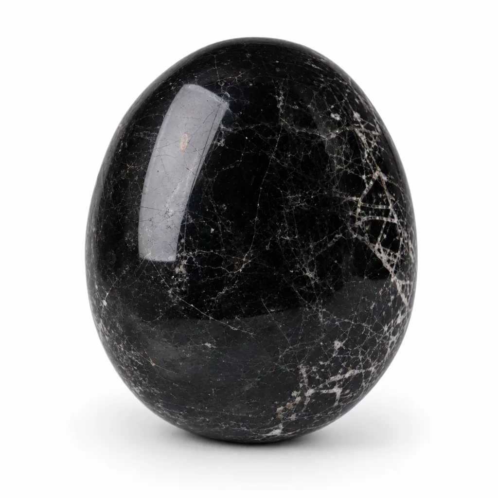Black Tourmaline Handpiece – Premium Healing & Protection Crystal for Meditation, Yoga & Altar Decor