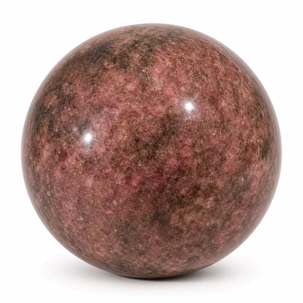 Premium Peach Tourmaline Sphere Crystal – Handcrafted Healing & Chakra Energy for Meditation, Yoga, Office & Spiritual Altar Decor