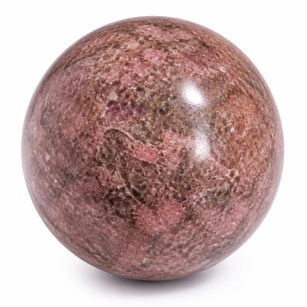 Premium Peach Tourmaline Sphere Crystal – Handcrafted Healing & Chakra Energy for Meditation, Yoga, Office & Spiritual Altar Decor