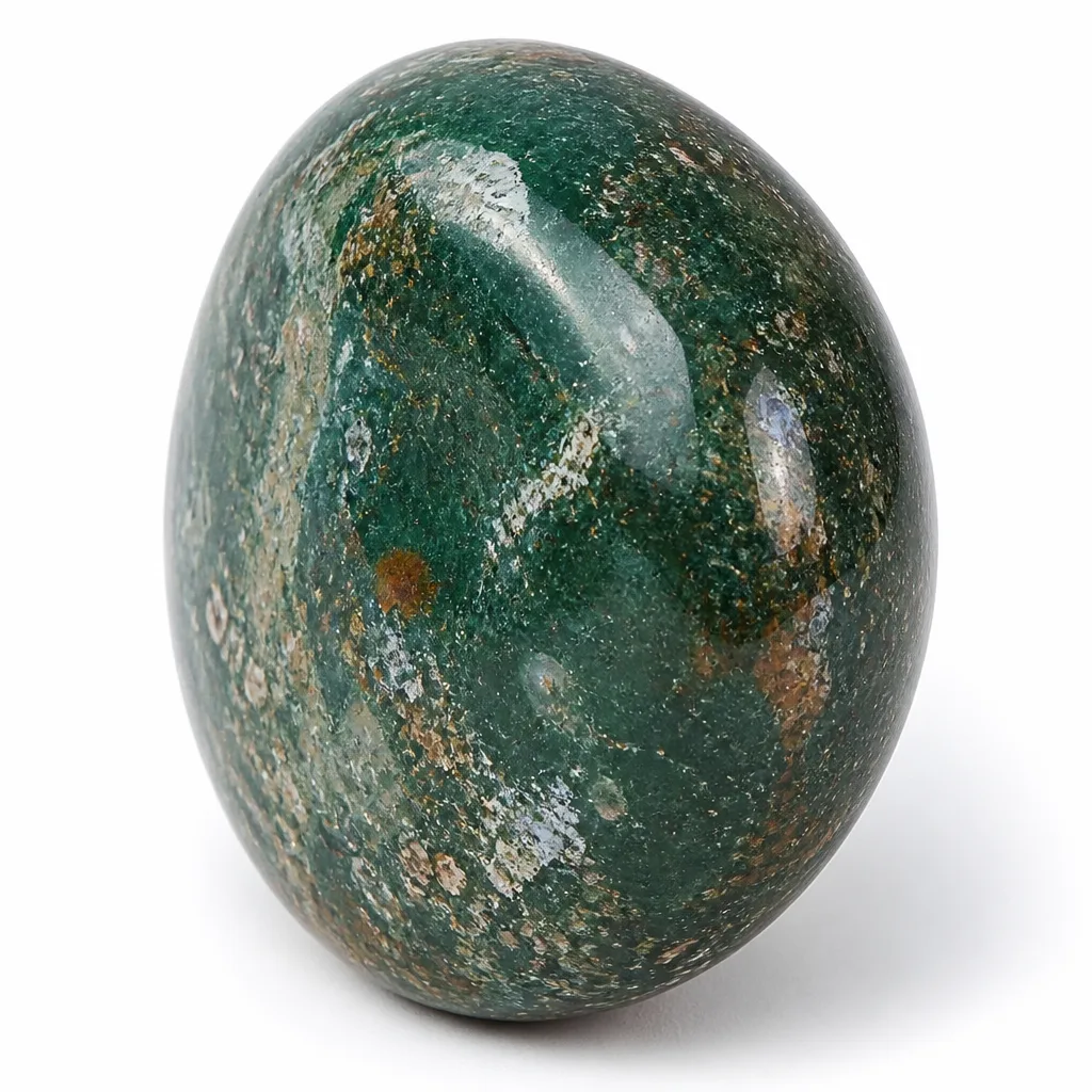 Premium Handcrafted Ocean Jasper Carving – Healing Chakra Energy for Meditation & Altar Decor