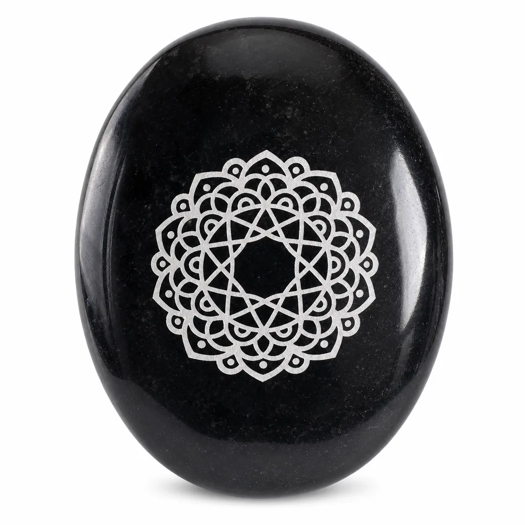 Premium Obsidian Crystal Carving – Handcrafted Healing & Protection for Meditation, Yoga & Spiritual Spaces