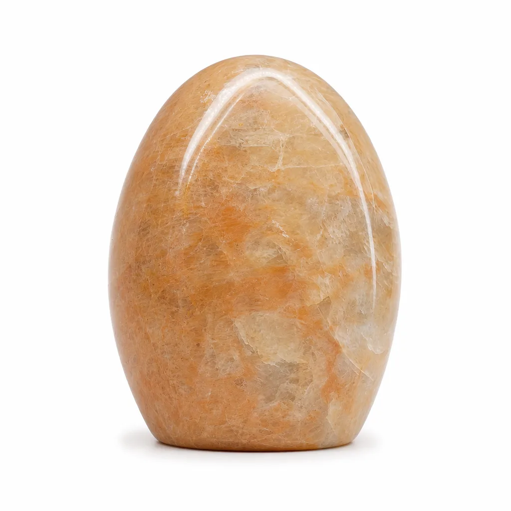 Premium Yellow Moonstone Crystal Ornament – Healing Chakra Energy for Meditation & Home Decor image 1 Premium Yellow Moonstone Crystal Ornament – Healing Chakra Energy for Meditation & Home Decor