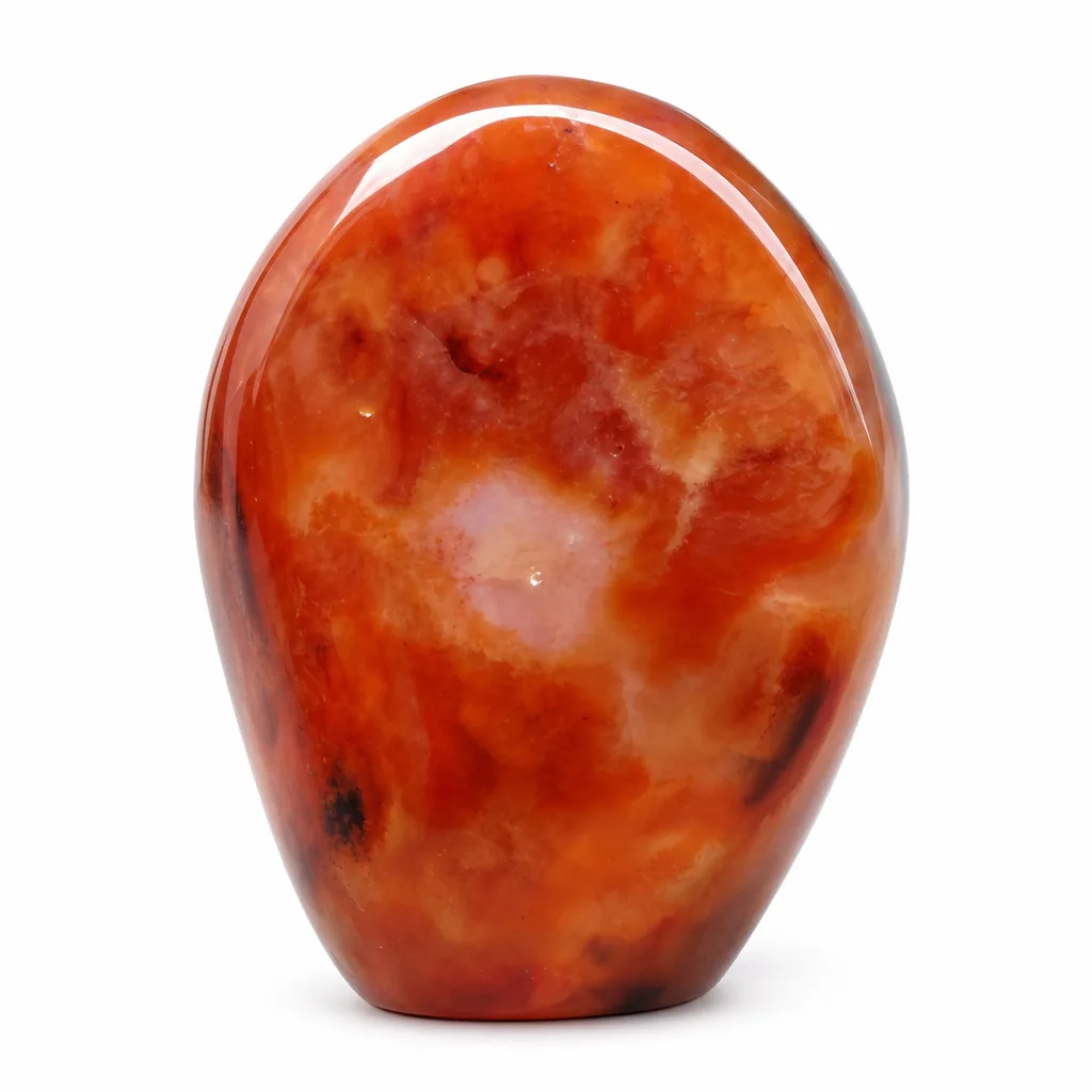 Red Agate Crystal Ornament – Handcrafted Chakra Healing Energy for Meditation & Home Decor image 1 Red Agate Crystal Ornament – Handcrafted Chakra Healing Energy for Meditation & Home Decor