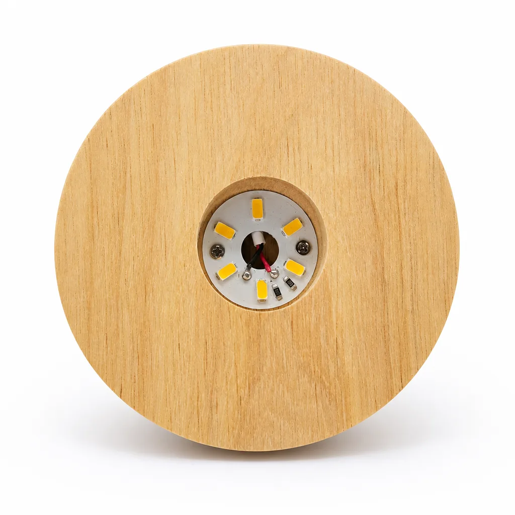 Wooden Lamp Base Chakra Energy & Protection for Meditation, Yoga & Office | Metaphysical Collection