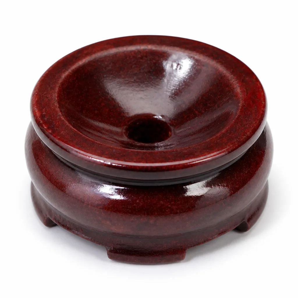 Crystal Sphere Holder, Wood-Like Large Chakra Energy Decor | Premium Collection