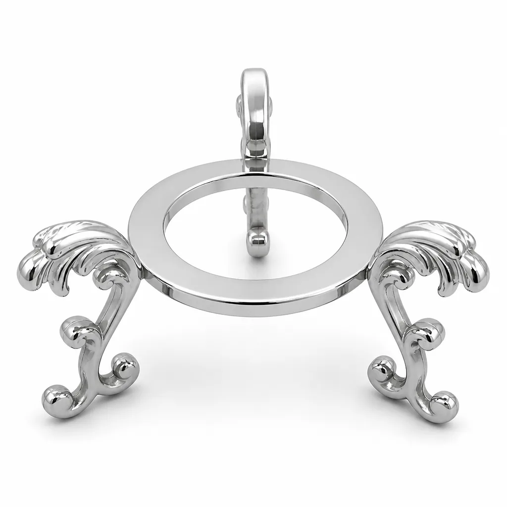 Premium Metal Tripod Stand – Handcrafted Chakra Healing Energy Decor for Meditation & Living Spaces
