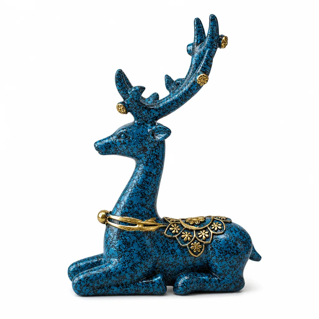 Premium Handcrafted Crystal Deer Alt for Chakra Healing & Energy Protection – Meditation & Altar Decor Collection