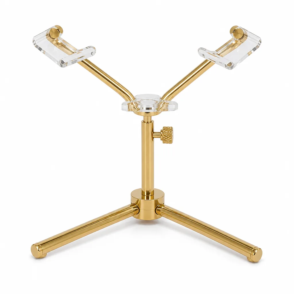 Premium Handcrafted Y-Shaped Adjustable Rack for Chakra Healing & Energy Balance in Meditation, Yoga & Altar Decor