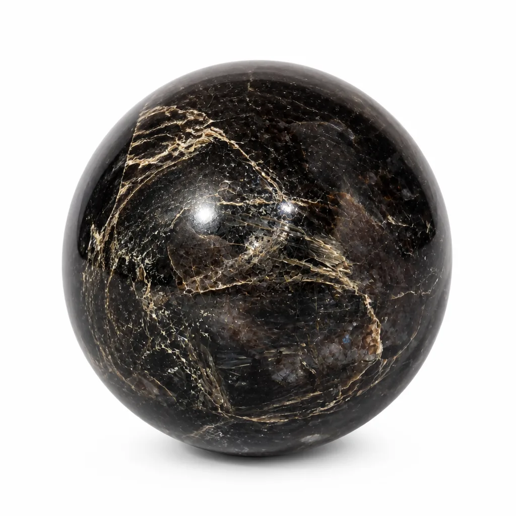 Crystal Sphere Firework Stone Chakra Healing Energy Decor for Meditation & Altar | Premium Metaphysical Collection