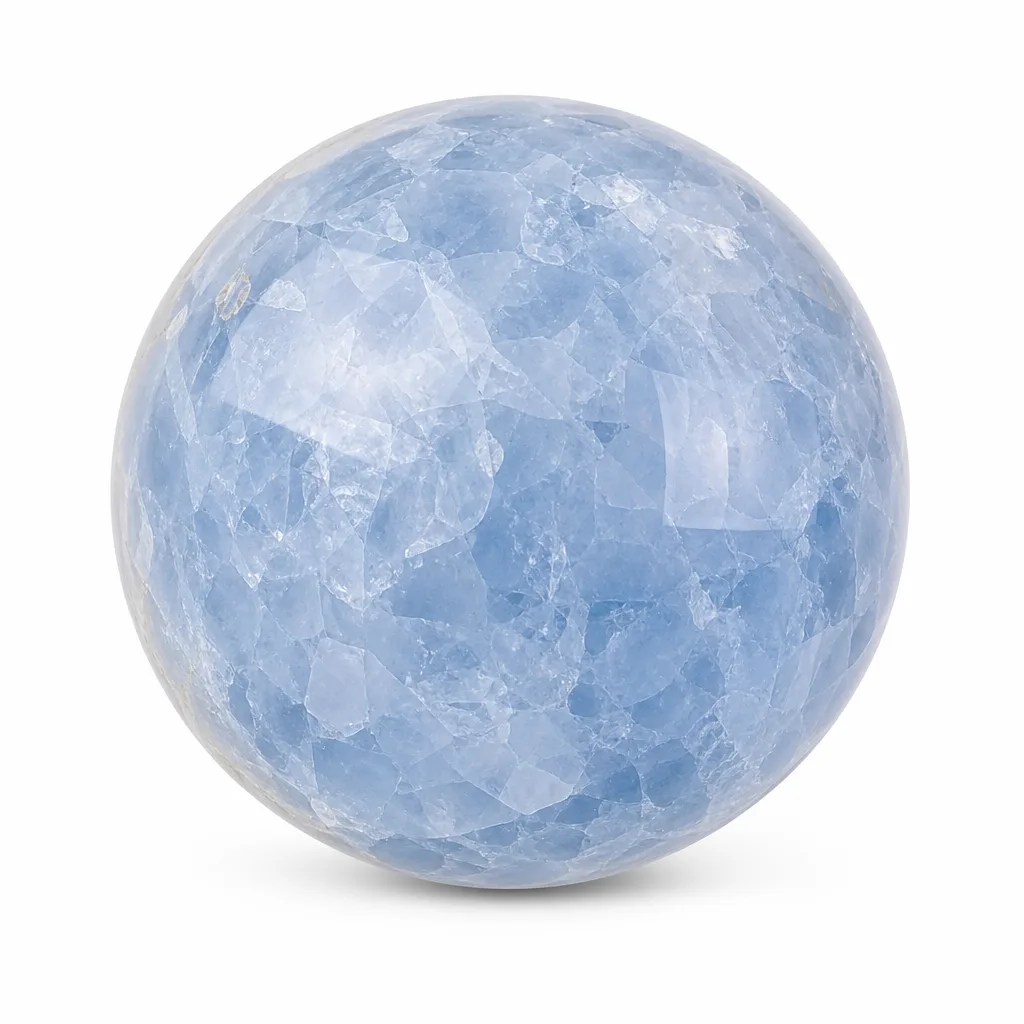 Crystal Ball Blue Crystal Chakra Healing Energy for Meditation | Premium Collection
