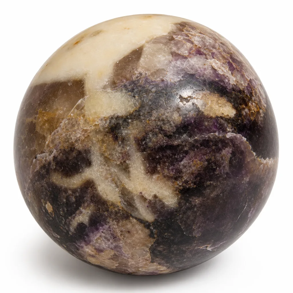 Charoite Sphere – Premium Handcrafted Healing Crystal for Meditation, Yoga & Altar Decor