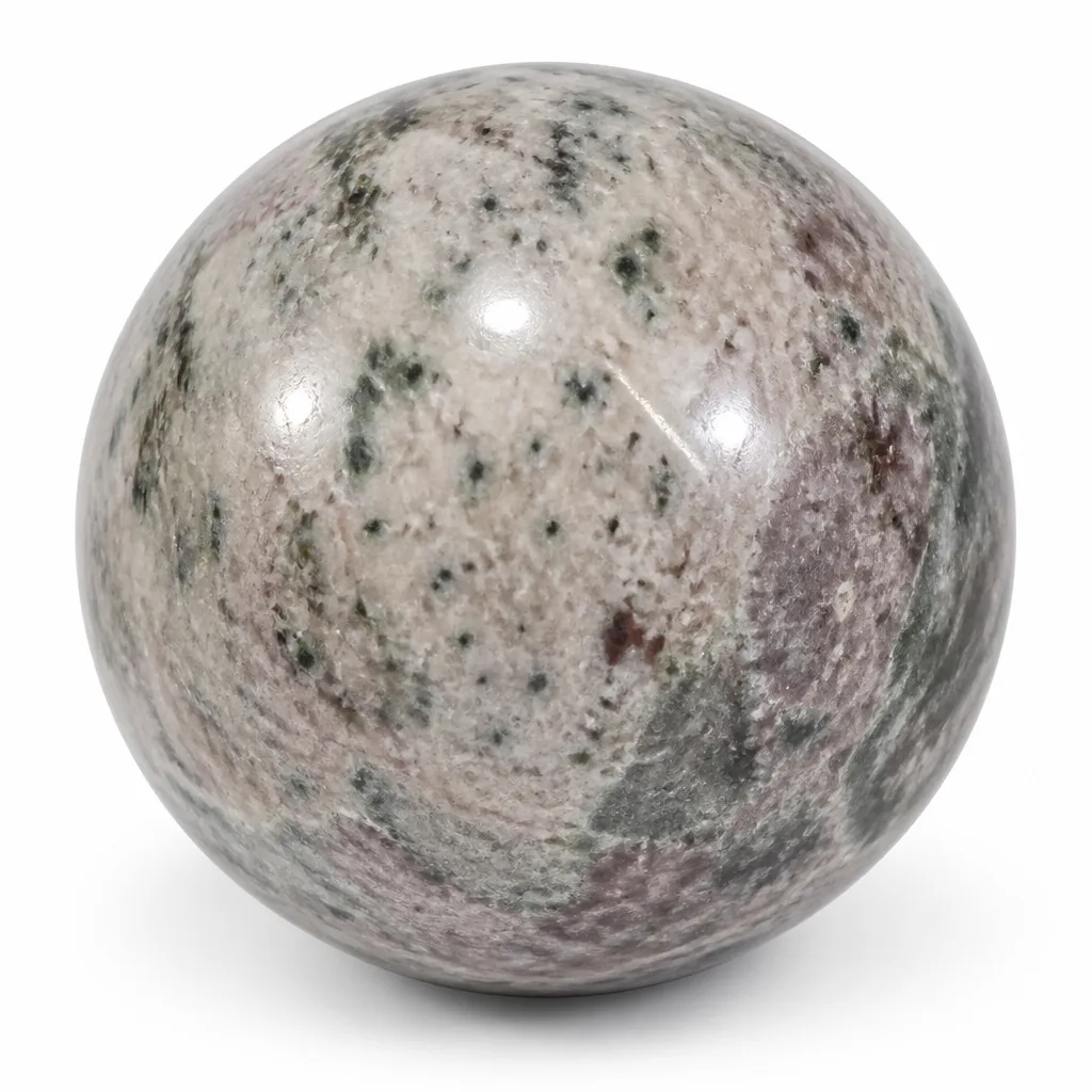 Premium Handcrafted Plum Blossom Tourmaline Ball – Chakra Healing Energy for Meditation, Yoga & Spiritual Decor – Purple Label Collection