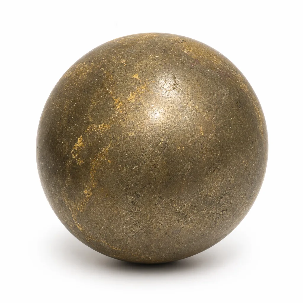 Premium Handcrafted Pyrite Sphere – Chakra Healing Energy & Protection for Meditation, Yoga, Home & Spiritual Spaces