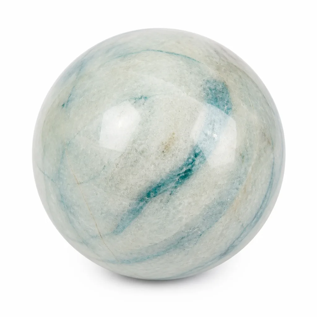 Premium Crystal Sphere Healing Energy Protection Decor for Meditation, Yoga, Office & Altar Collection