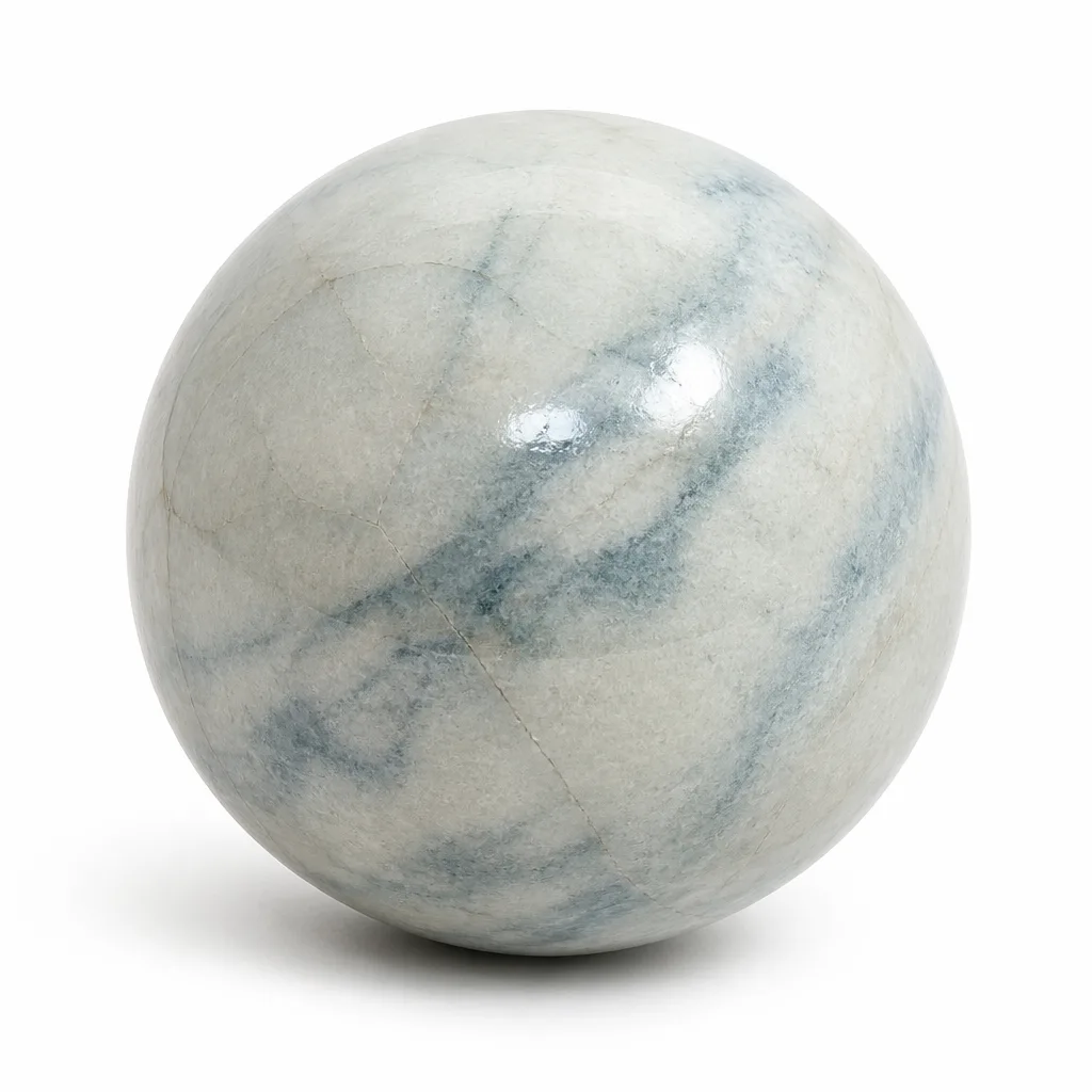 Premium Crystal Sphere Healing Energy Protection Decor for Meditation, Yoga, Office & Altar Collection