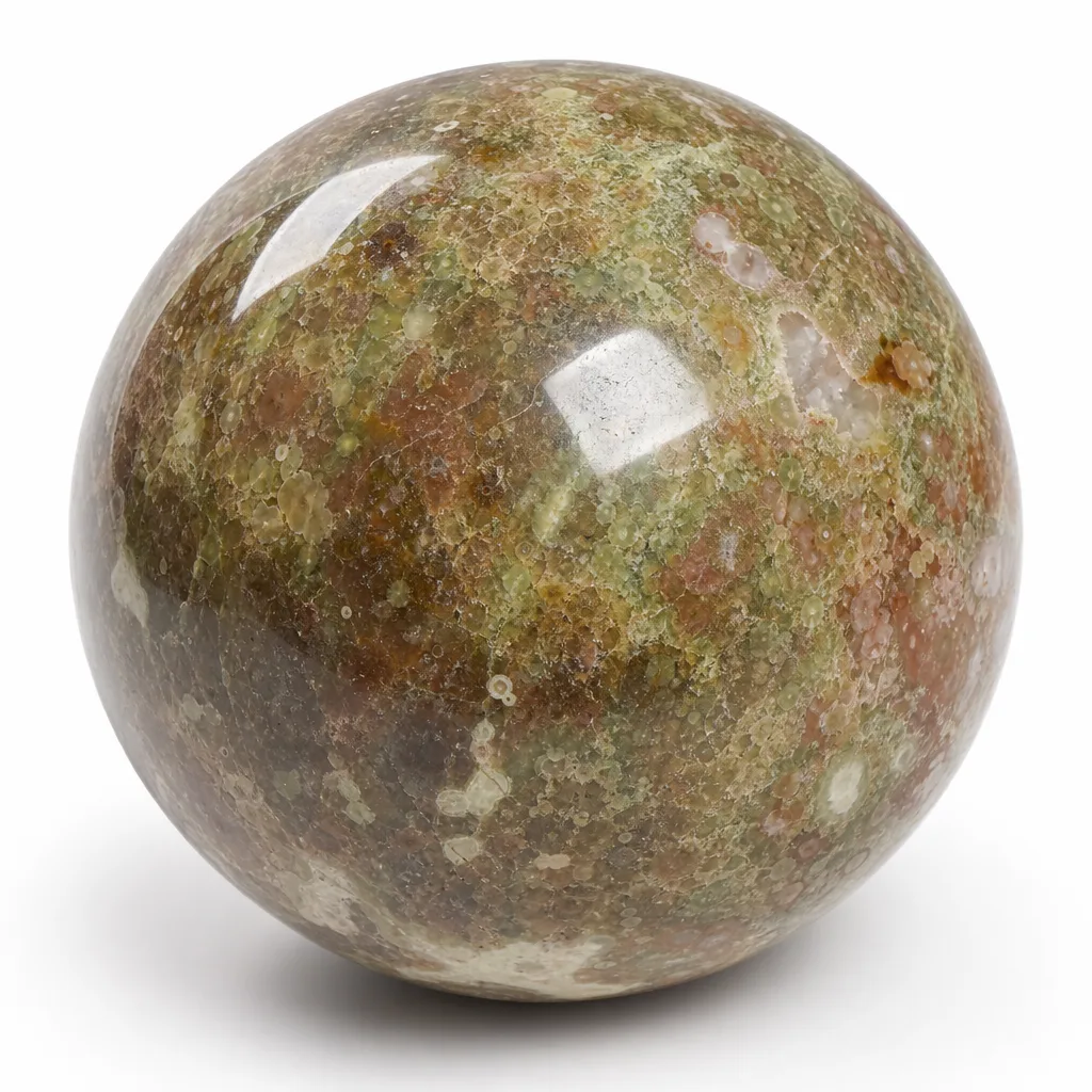 Crystal Sphere Money Agate Chakra Healing Energy Protection Meditation Yoga Home Office Premium Metaphysical Collection