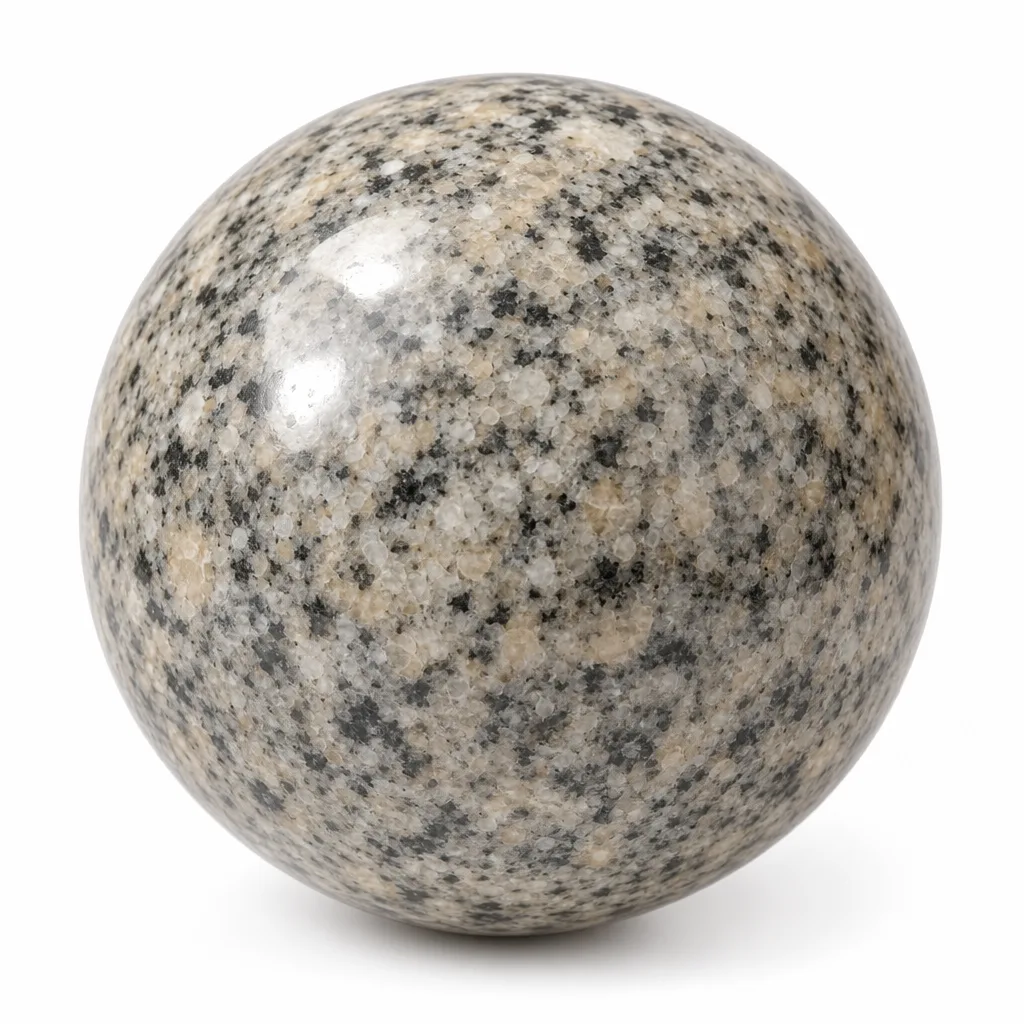 Granite Sphere Chakra Healing, Energy & Protection Decor | Premium Metaphysical