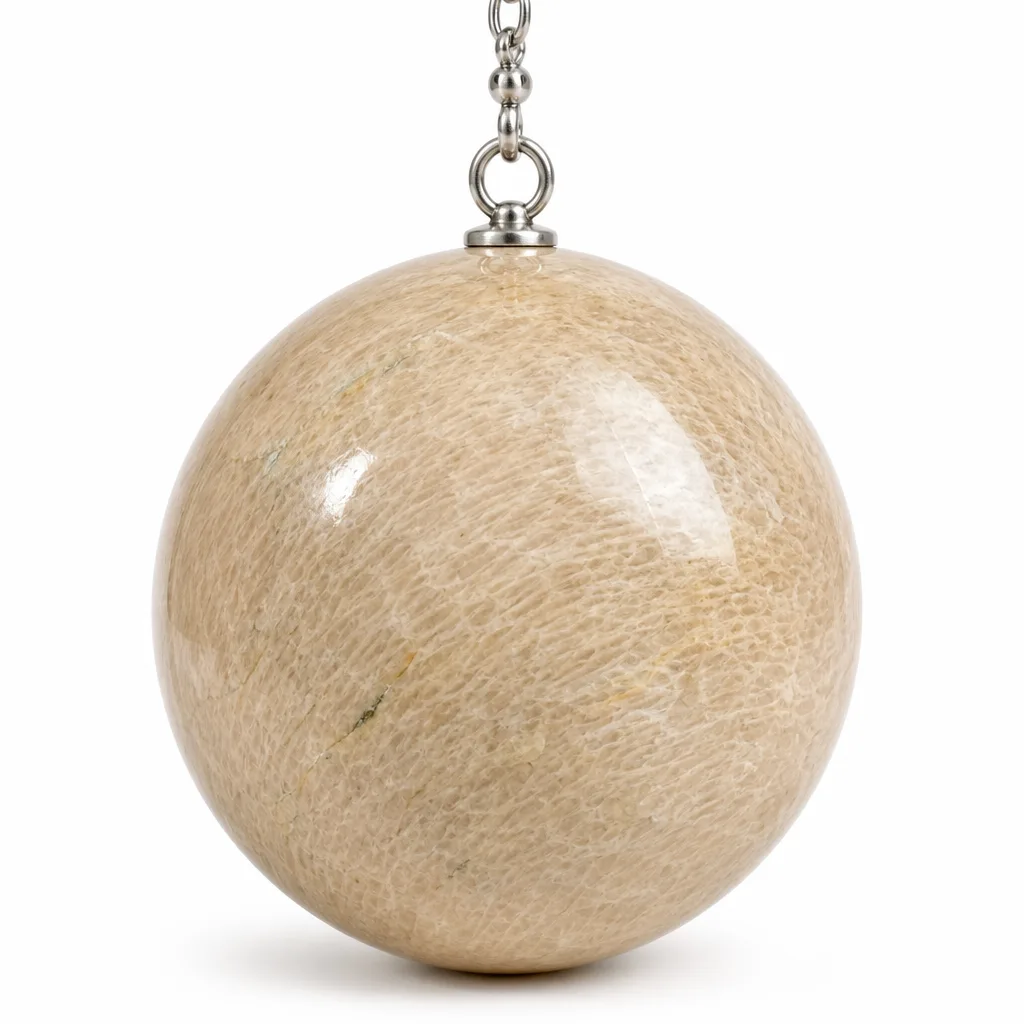 Crystal Chakra Healing Sphere for Energy Protection | Moonlight Ball Red Label