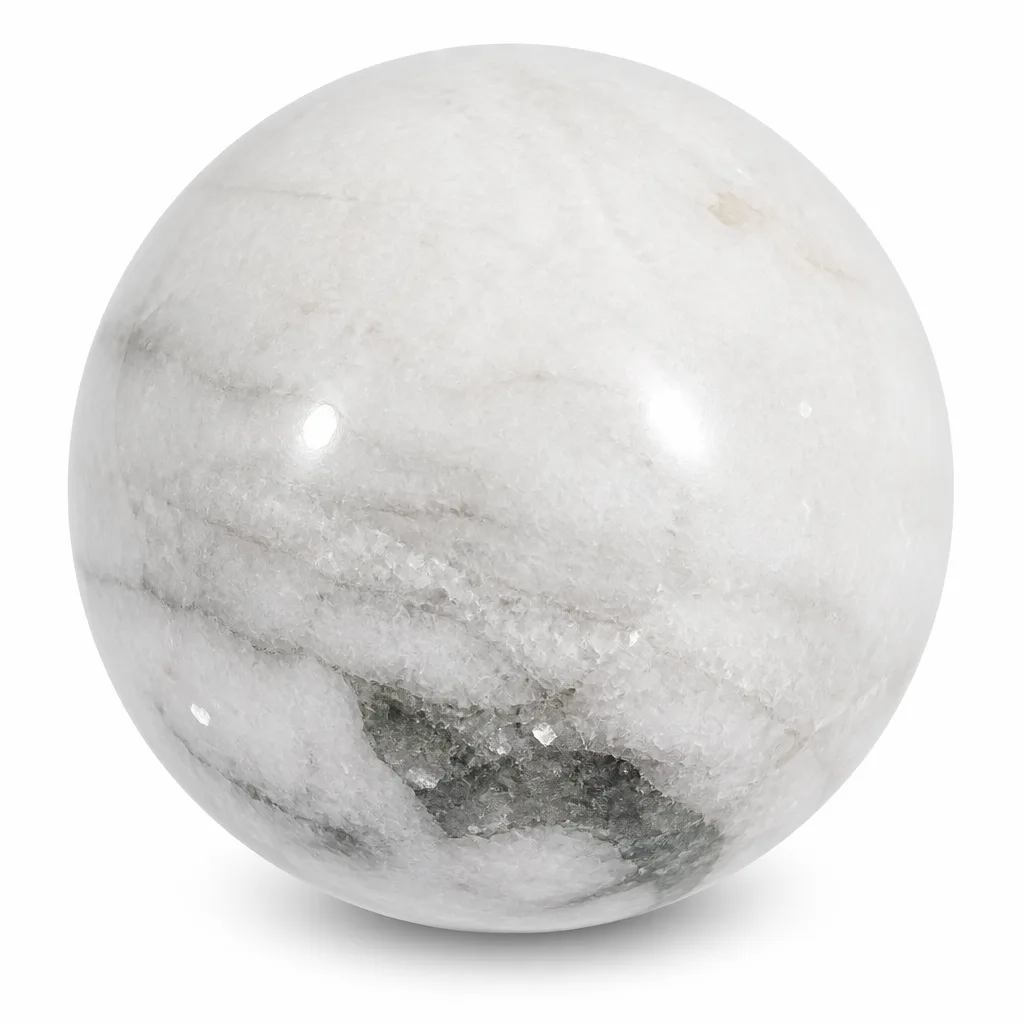 Premium Tai Chi Stone Ball (Purple Label) Healing Energy Chakra Decor for Meditation, Yoga, Home & Office | Metaphysical Collection