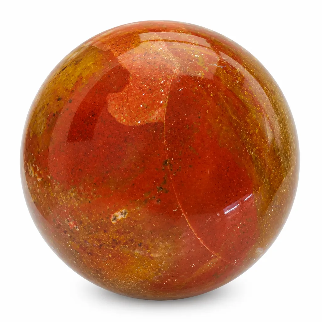 Premium Ocean Stone Sphere Crystal Ball Healing Energy Protection Decor for Meditation, Yoga, Bedroom, Office & Altar Collection
