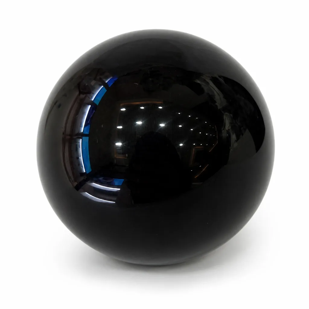 Obsidian Crystal Sphere – Handcrafted Energy & Protection for Meditation, Yoga & Home Decor