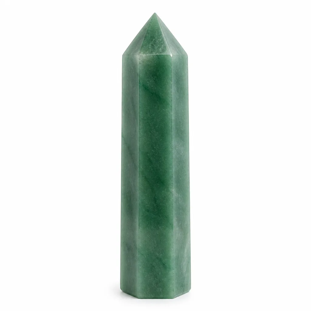Premium Green Dongling Crystal Column – Healing Energy & Chakra Decor for Meditation, Yoga, Bedroom, Office & Spiritual Gifts image 1 Premium Green Dongling Crystal Column – Healing Energy & Chakra Decor for Meditation, Yoga, Bedroom, Office & Spiritual Gifts