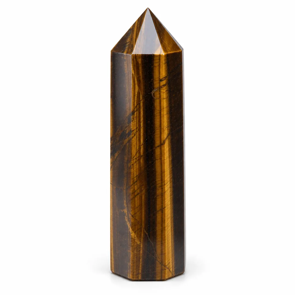 Premium Handcrafted Tiger’s Eye Crystal Pillar – Chakra Healing & Protection for Meditation, Yoga & Home Decor image Premium Handcrafted Tiger’s Eye Crystal Pillar – Chakra Healing & Protection for Meditation, Yoga & Home Decor