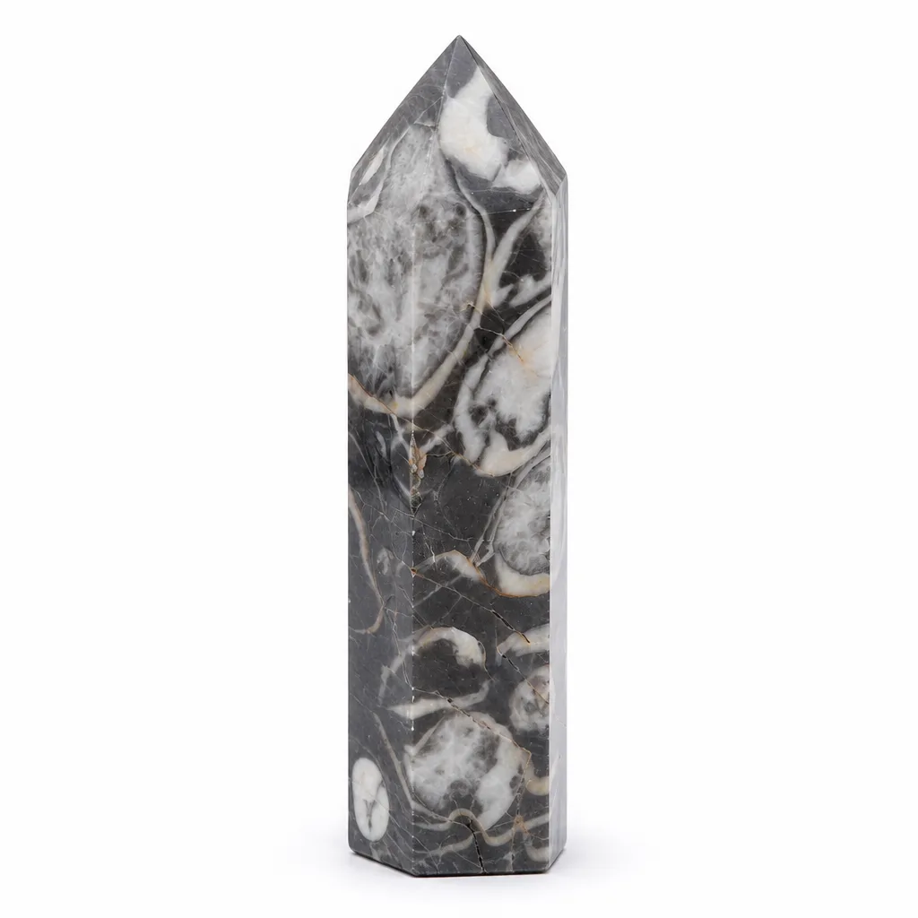 Crystal Shell Pillar X Premium Chakra Energy Decor for Meditation & Altar Collection image 1 Crystal Shell Pillar X Premium Chakra Energy Decor for Meditation & Altar Collection
