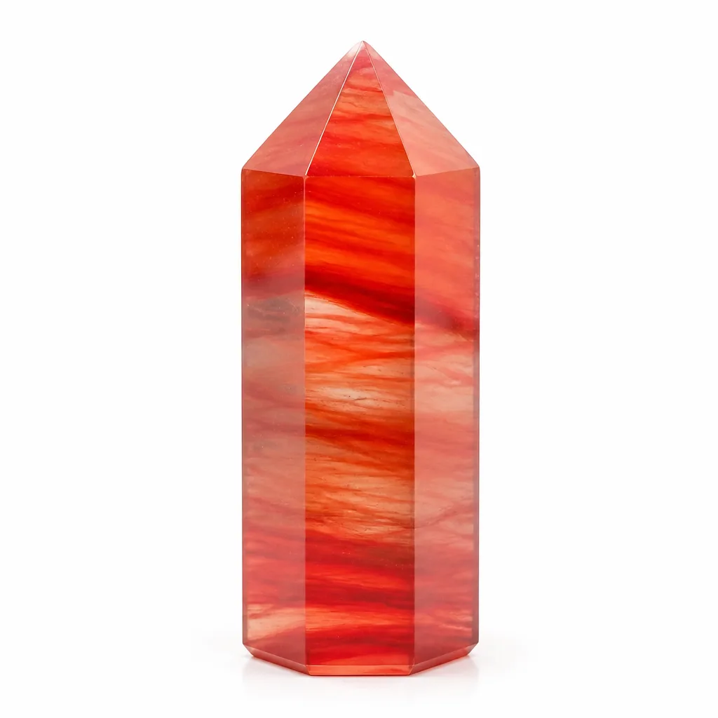 Crystal Mini Pillar Artificial Stone Chakra Energy for Office & Altar Decor, Premium Collection