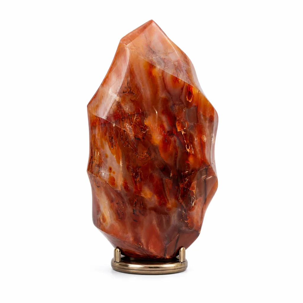 Red Agate Crystal Torch Chakra Energy & Protection for Meditation | Metaphysical Collection