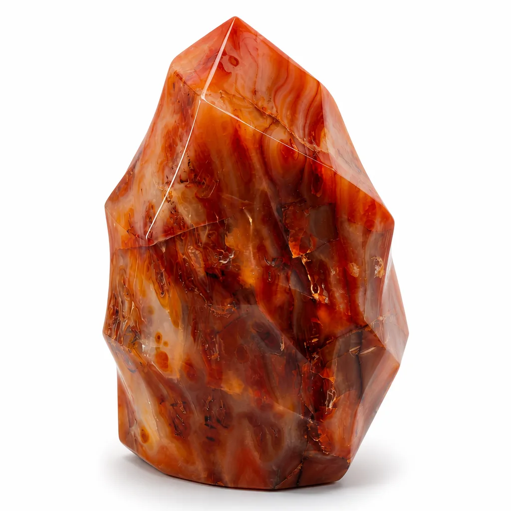 Red Agate Crystal Torch Chakra Energy & Protection for Meditation | Metaphysical Collection