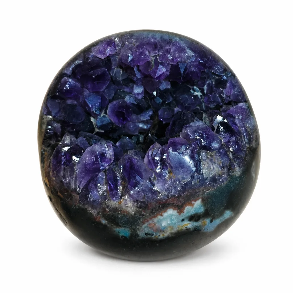 Agate Geode Crystal Handcrafted Chakra Healing Decor Meditation Home Premium