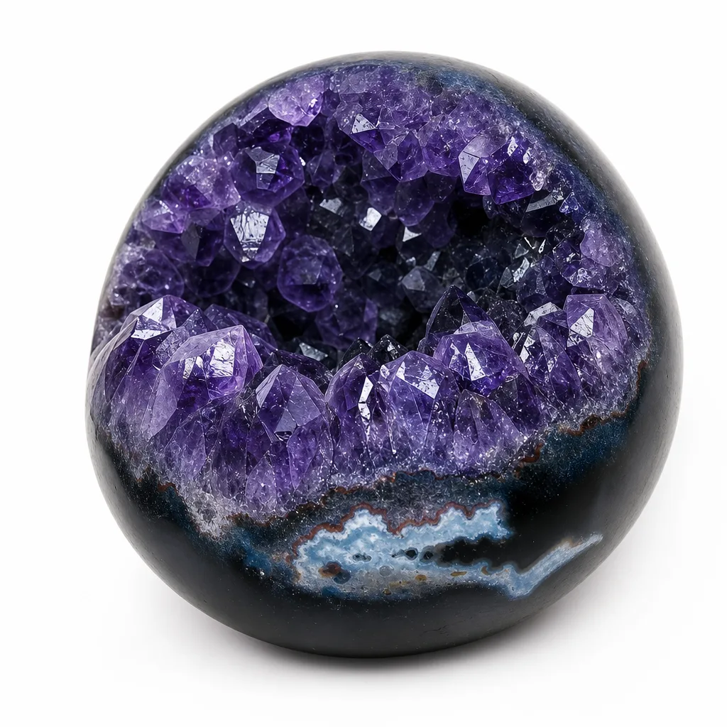 Agate Geode Crystal Handcrafted Chakra Healing Decor Meditation Home Premium