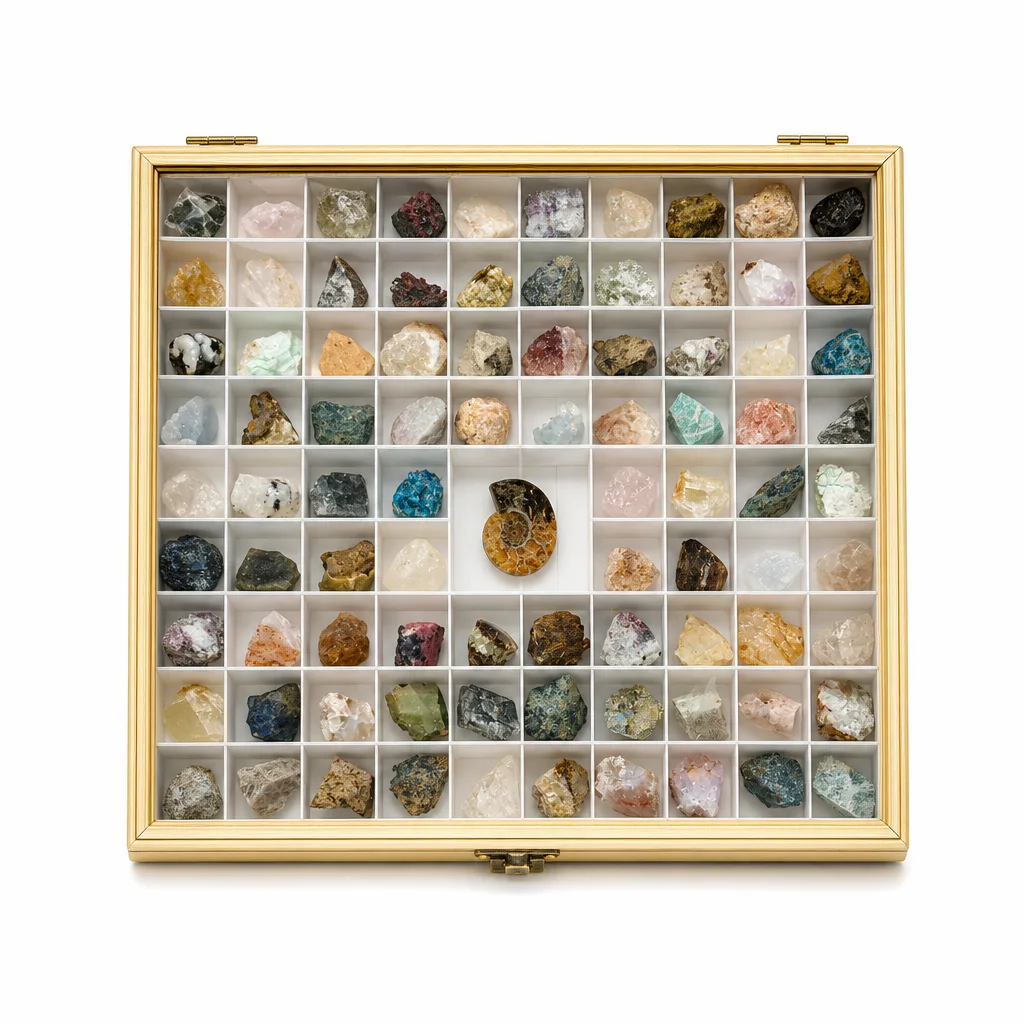 Premium Ore Specimen Crystal | Handcrafted Healing & Chakra Energy for Meditation, Office & Altar Decor – Collection 97