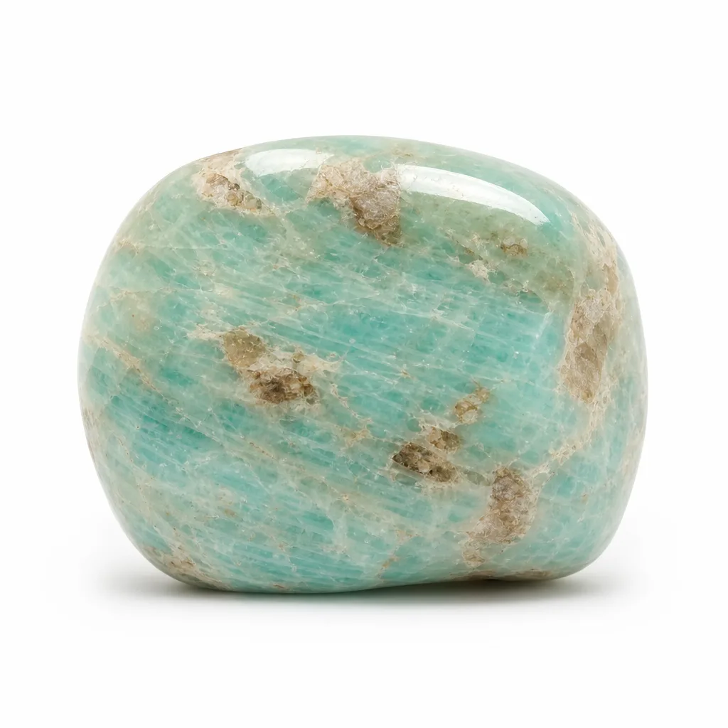 Premium Handcrafted Amazonite Freeform Crystal – Chakra Healing Energy Decor for Meditation, Yoga & Spiritual Spaces
