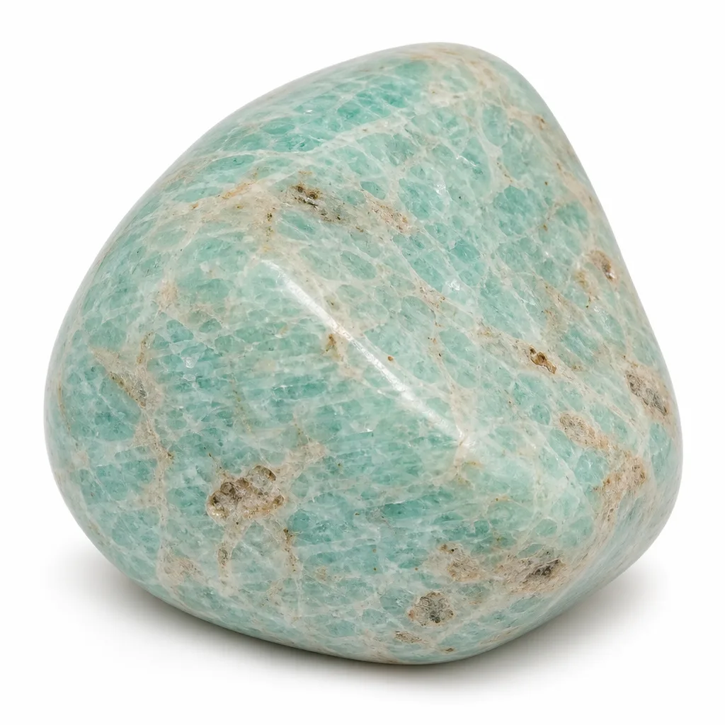 Premium Handcrafted Amazonite Freeform Crystal – Chakra Healing Energy Decor for Meditation, Yoga & Spiritual Spaces