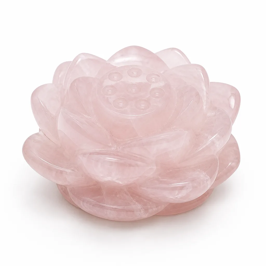 Pink Crystal Lotus Decor – Handcrafted Metaphysical Chakra Healing Energy Protection for Meditation, Yoga, Altar & Living Room | Premium Collection image 1 Pink Crystal Lotus Decor – Handcrafted Metaphysical Chakra Healing Energy Protection for Meditation, Yoga, Altar & Living Room | Premium Collection