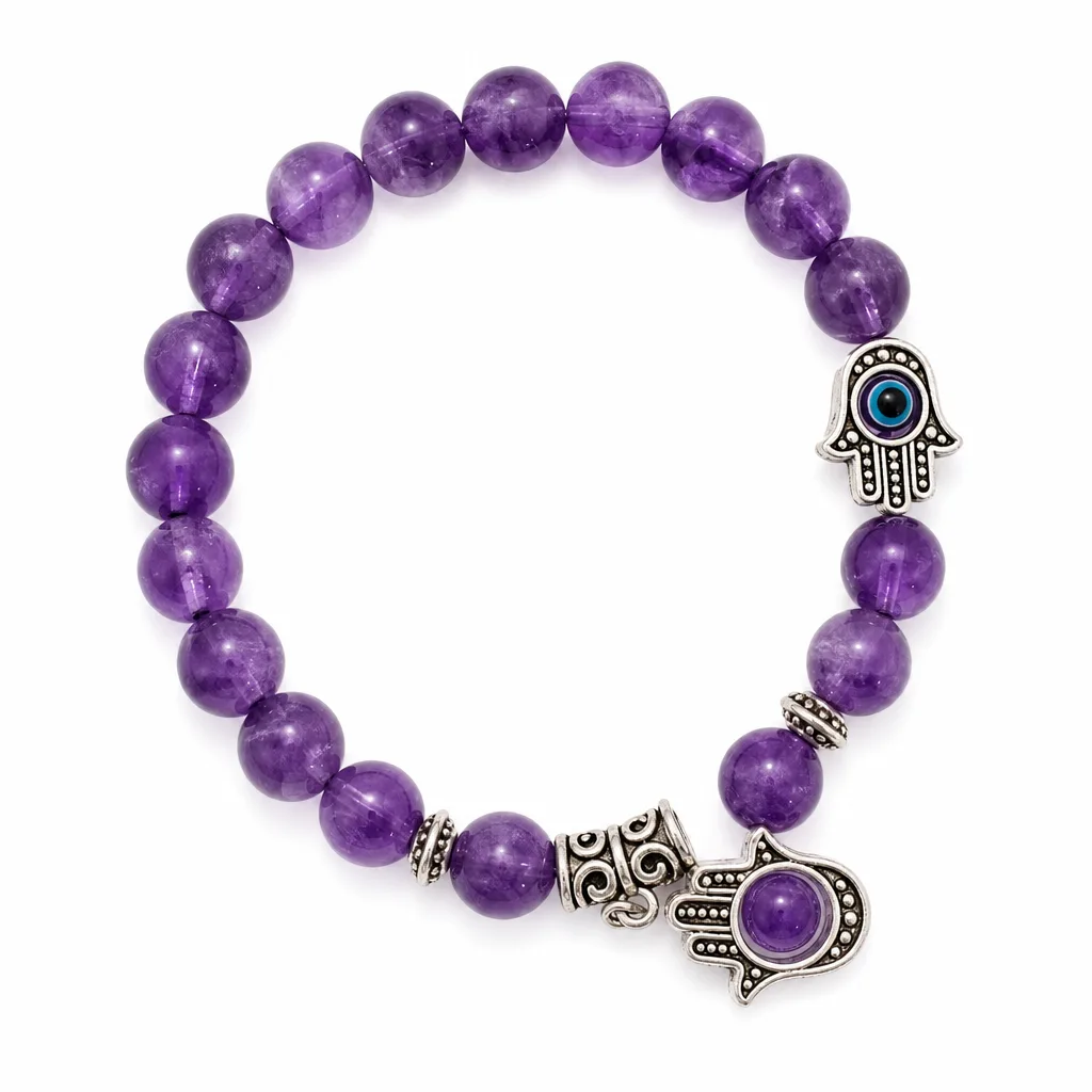 Premium Horus Eye Bracelet – Foreign Stone Chakra Healing Energy for Meditation & Altar Decor